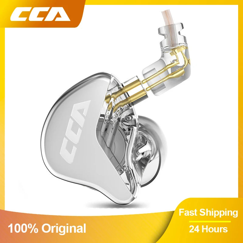 CCA CRA High Frequency Metal Wired Headset In-Ear