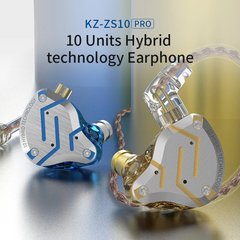 KZ ZS10 Pro Units Hifi Headphones Headset Ear Phones