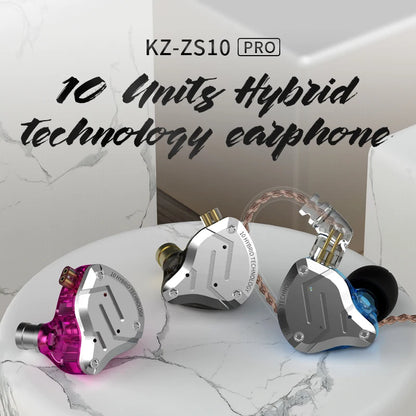 KZ ZS10 Pro Units Hifi Headphones Headset Ear Phones