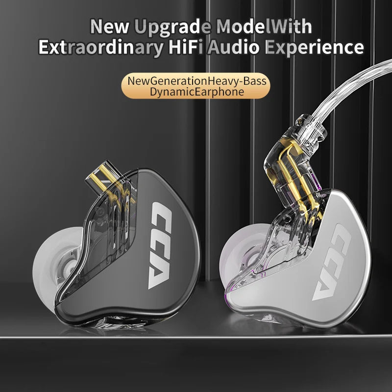 CCA CRA High Frequency Metal Wired Headset In-Ear