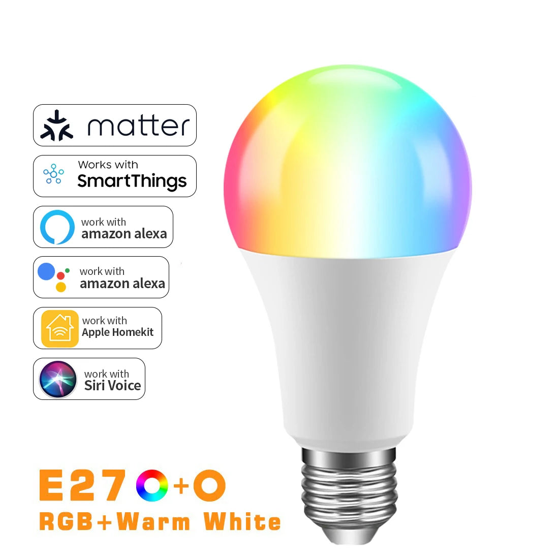 tuya Smart RGB+ White Bulb